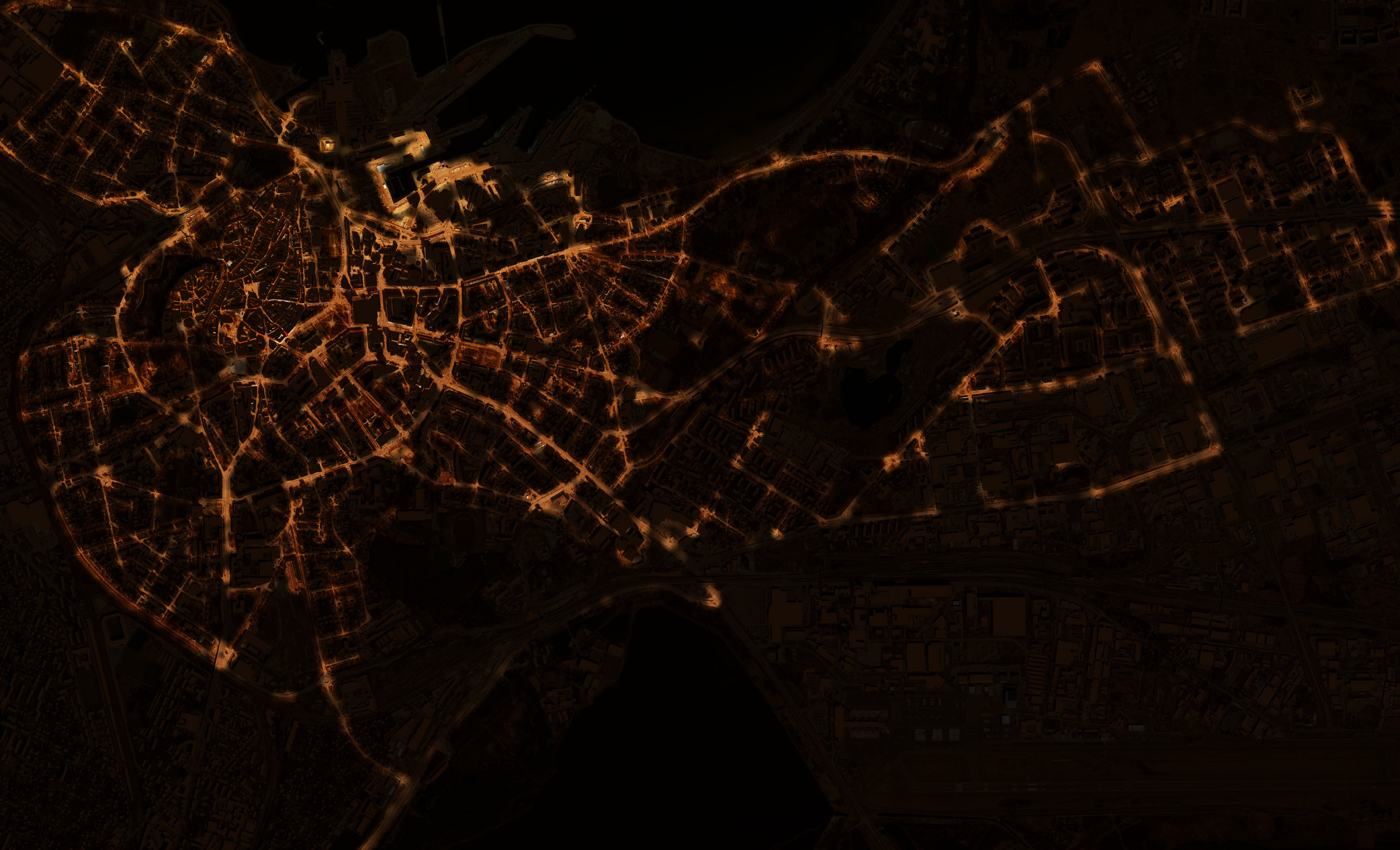 tallinn night map